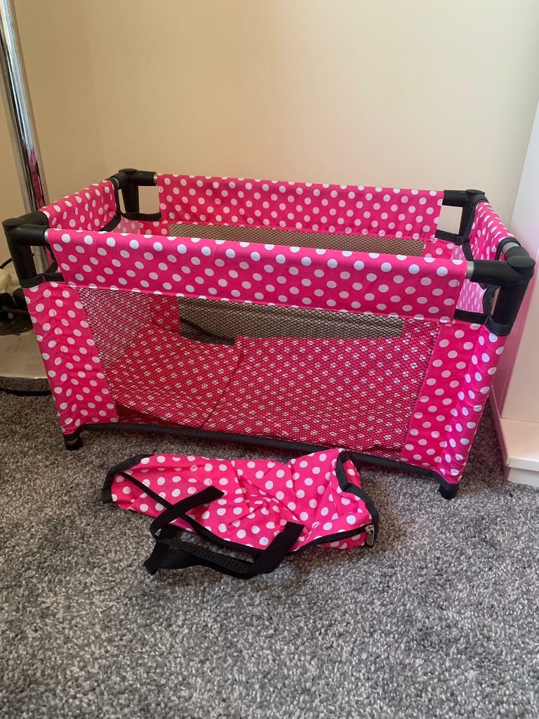 baby doll travel cot